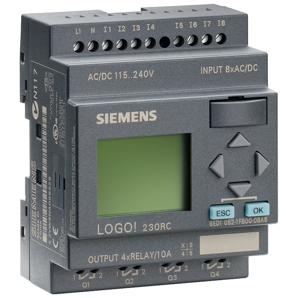 6ED1052-1FB00-0BA6 New Siemens LOGO! 230 RC Logic Module (Spare Parts)